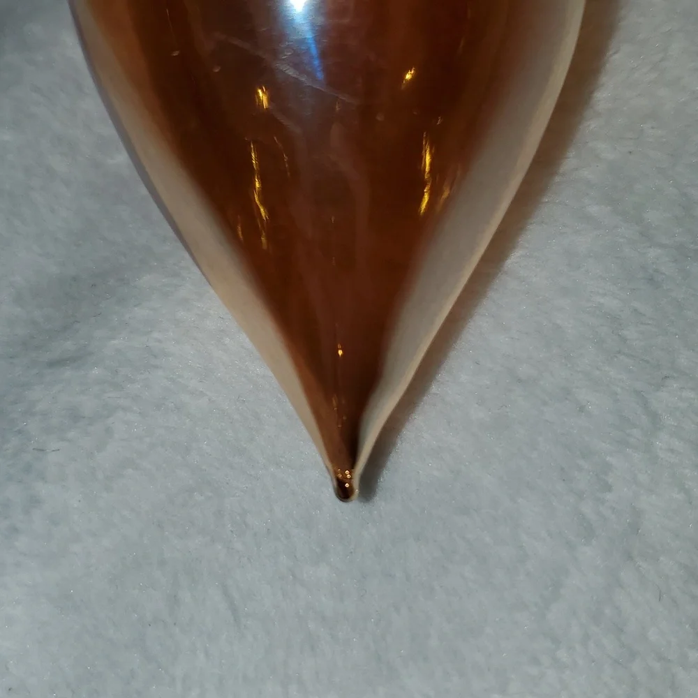 Teardrop Shaped Hand Blown Glass Ornament